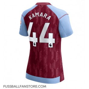 Aston Villa Boubacar Kamara #44 Replik Heimtrikot Damen 2023-24 Kurzarm